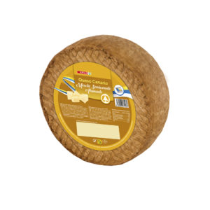 QUESO CANARIO MEZCLA SEMICURADO AHUMADO SPAR 4 KG. APROX.