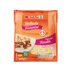 RALLADO EMMENTAL SPAR 100 GRS. (ESPECIAL FUNDIR)