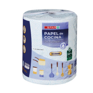 PAPEL DE COCINA SPAR DECORADO 90 METROS