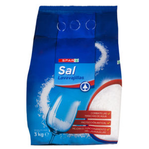 SAL PARA LAVAVAJILLAS SPAR BOLSA ECO PACK 3 KG.
