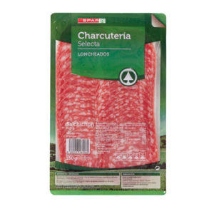 SALCHICHÓN EXTRA PICADO FINO SPAR SOBRE 150 GRS.