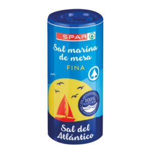 SALERO SAL MARINA DE MESA FINA SPAR BOTE 250 GRS.