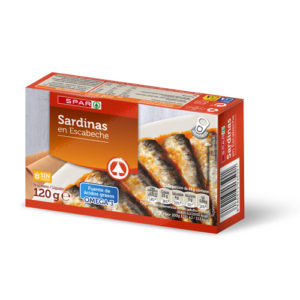 SARDINAS EN ESCABECHE SPAR 120 GRS. P.N.
