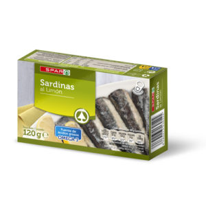 SARDINAS AL LIMÓN SPAR 120 GRS. P.N.