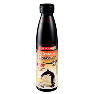 SIROPE DE CHOCOLATE SPAR TAPÓN ANTIGOTEO 300 GRS.