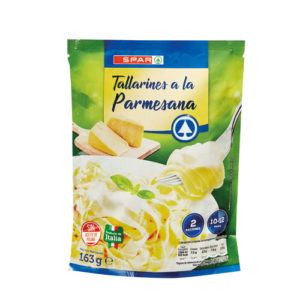 TALLARINES A LA PARMESANA SPAR SOBRE 163 GRS.