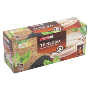 TÉ NEGRO SPAR 25 BOLSITAS