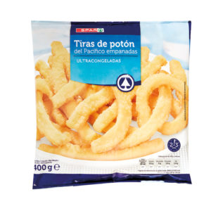TIRAS DE POTÓN EMPANADAS SPAR 400 GRS.