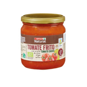 TOMATE FRITO BIO SPAR NATURAL FRASCO 340 GRS. P.N.
