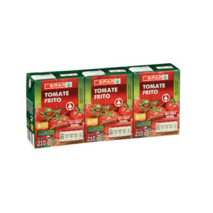 TOMATE FRITO SPAR MINI BRIK 210 GRS. PACK-3 P.N.