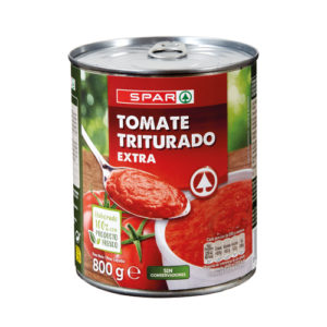 TOMATE TRITURADO EXTRA SPAR 800 GRS. P.N.