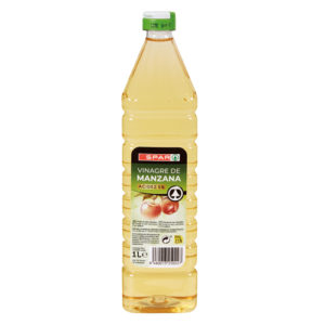 VINAGRE DE MANZANA SPAR PET 1 L.