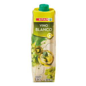 VINO DE MESA BLANCO SPAR PRISMA 1 L.