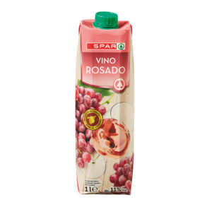 VINO DE MESA ROSADO SPAR PRISMA 1 L.