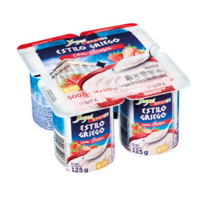 YOGUR YUGUI SPAR ESTILO GRIEGO CON FRESA 125 GRS PACK-4