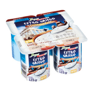 YOGUR YUGUI SPAR ESTILO GRIEGO STRACCIATELLA 125 GRS PACK-4