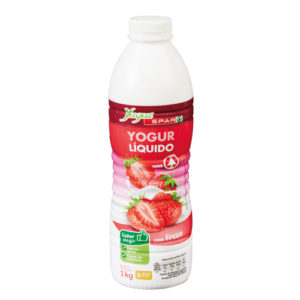 YOGUR LÍQUIDO YUGUI SPAR CON FRESA 1 KG.