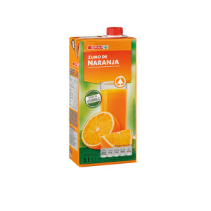 ZUMO DE NARANJA SPAR BRIK 1 L.