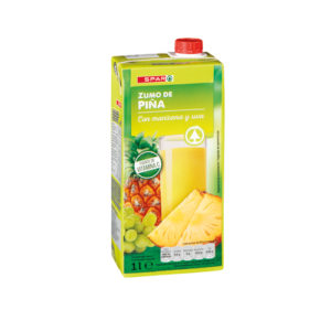 ZUMO DE PIÑA-UVA-MANZANA SPAR BRIK 1 L.