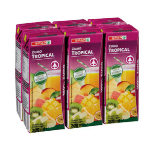 ZUMO TROPICAL SPAR 200 ML. PACK-6